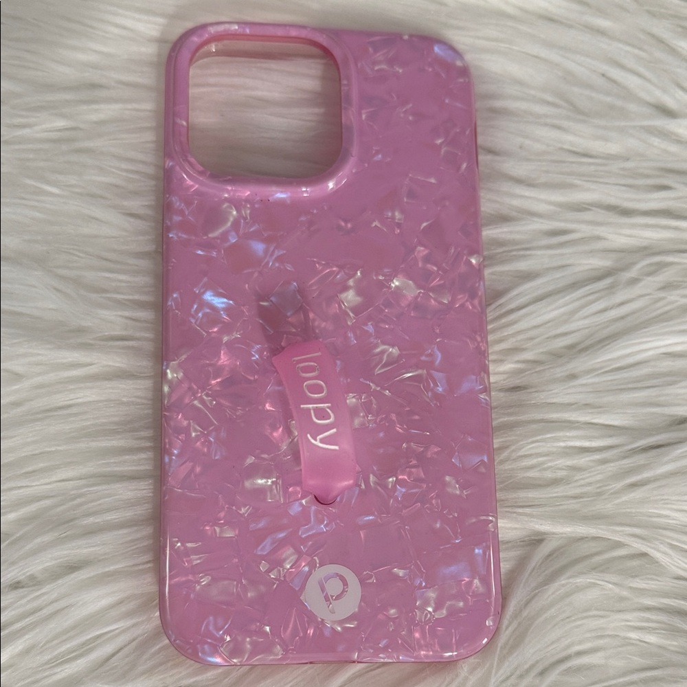 Loopy Case Iridescent Pink Phone Case